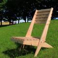 British Larch Garden Lazy Chair