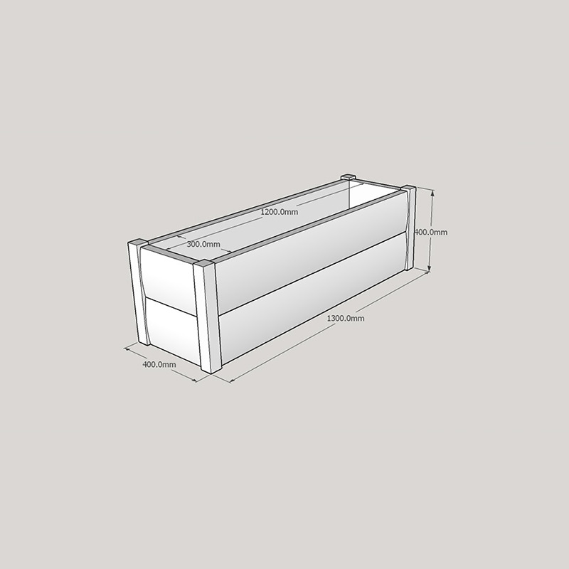 Half LogLap Planter 1300x400