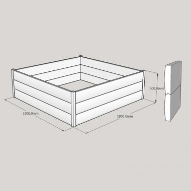 Half LogLap Planter 1900x1900