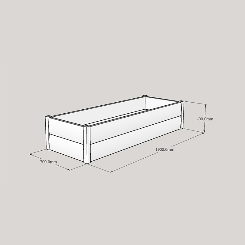 Half LogLap Planter 1900x700