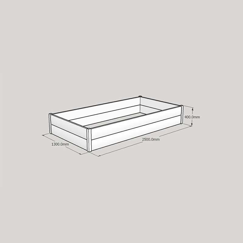 Half LogLap Planter 2500x1300