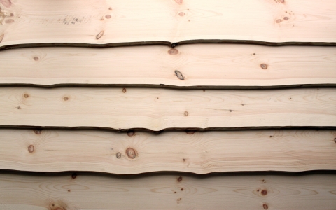 English Larch Or Douglas Fir Waney Edge Cladding