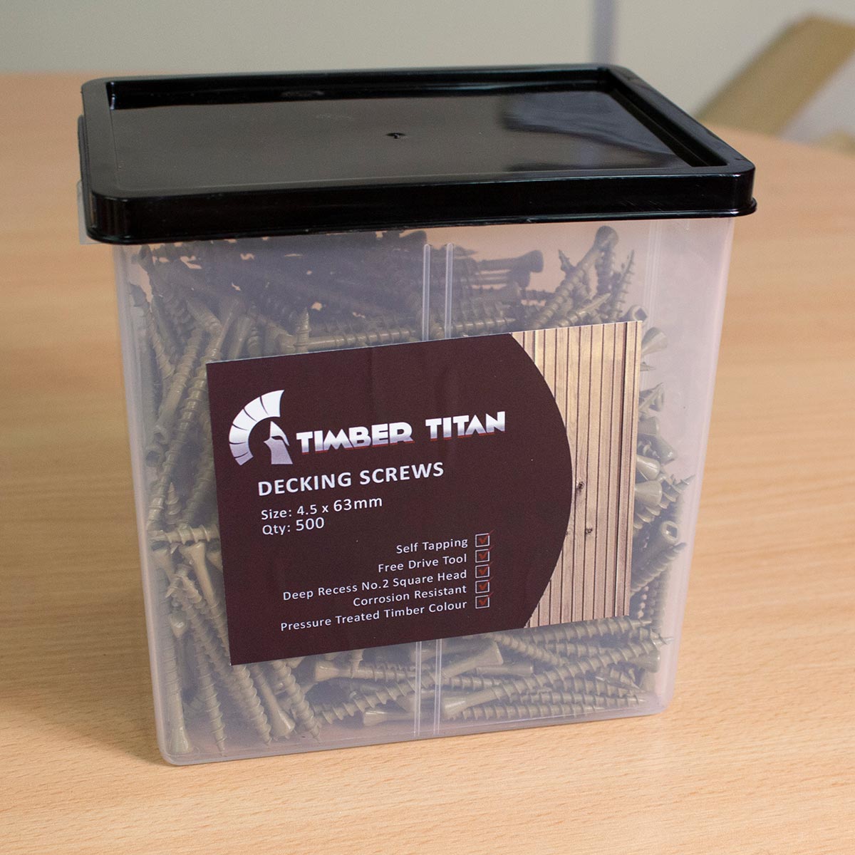 Timber Titan Advanced Protection Decking Screws 63mm