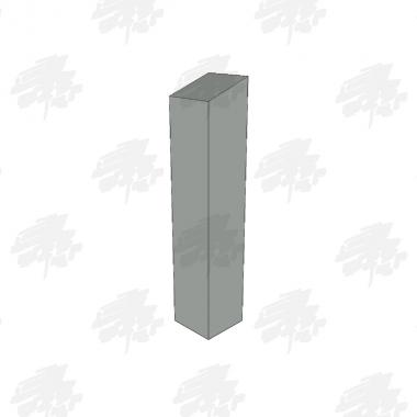 Siberian Larch Gate Posts - Back Weathered Top