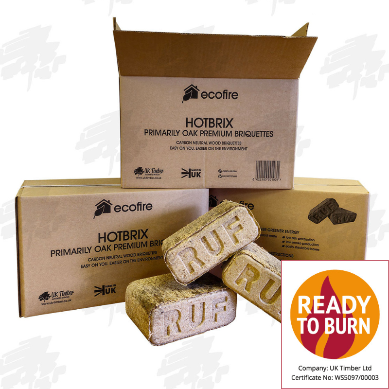 Ecofire HotBrix Hardwood Briquettes