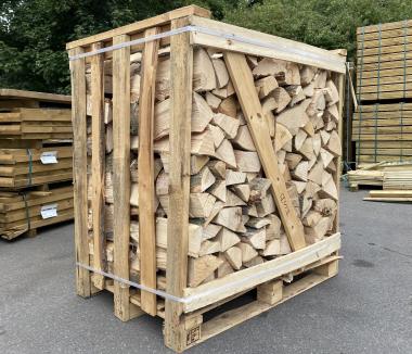 Crate of Kiln Dried Larch Douglas Fir Firewood