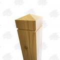 Untreated English Larch - Douglas Fir Pyramid Top Newel