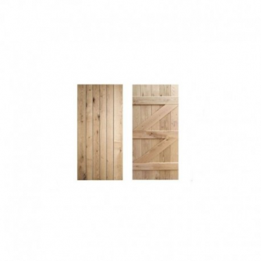 Ledged and Braced Solid Oak Doors