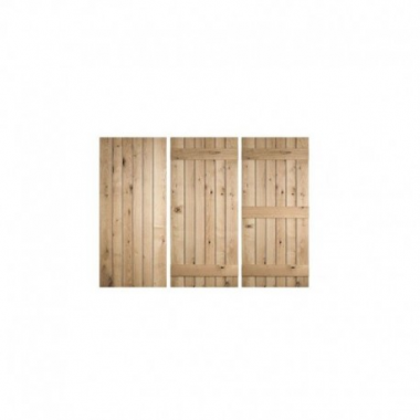 Ledged Solid Oak Doors