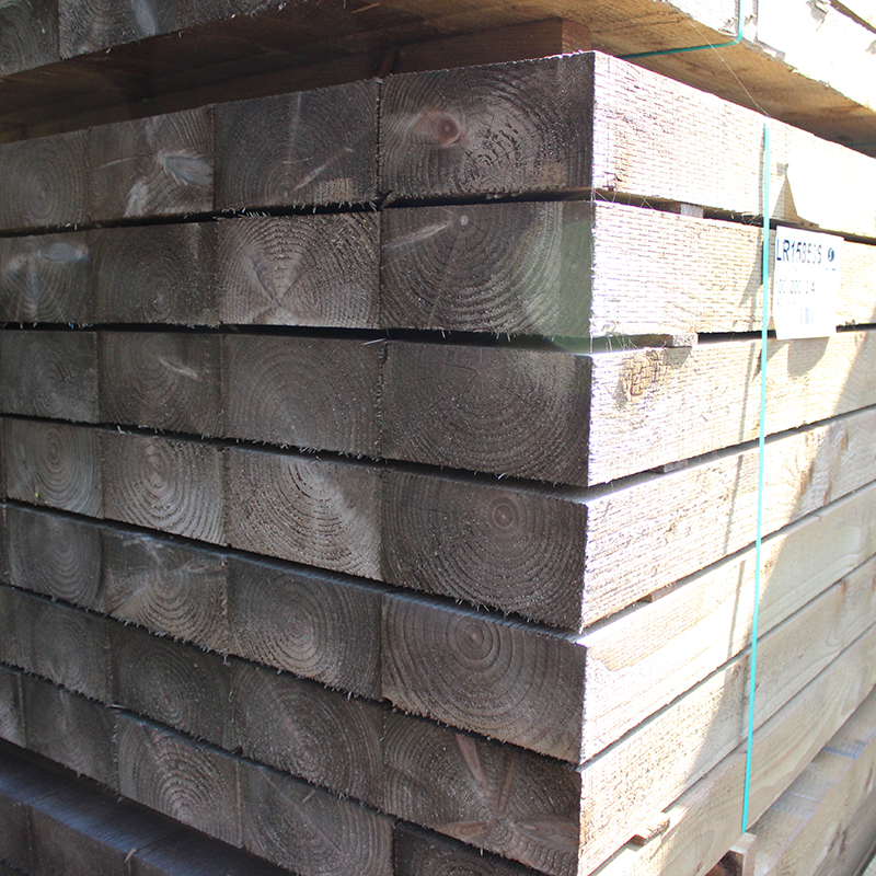 Incised Green Pressure Treated Sleepers