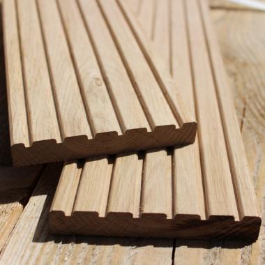 Lightweight Oak Decking Sample