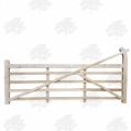 Oak Curved Heel (Ranch) Gate