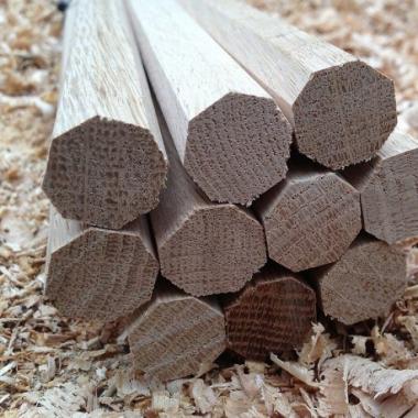 Octagonal Oak Dowels