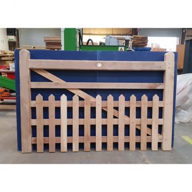 Oak Half Paled Gate - Pointed Pales