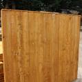 Brown Treated Featheredge Fence Panel