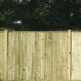 Green Treated Featheredge Fence Panel