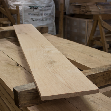 Planed All Round Kiln-Dried Oak Boards - Character Grade