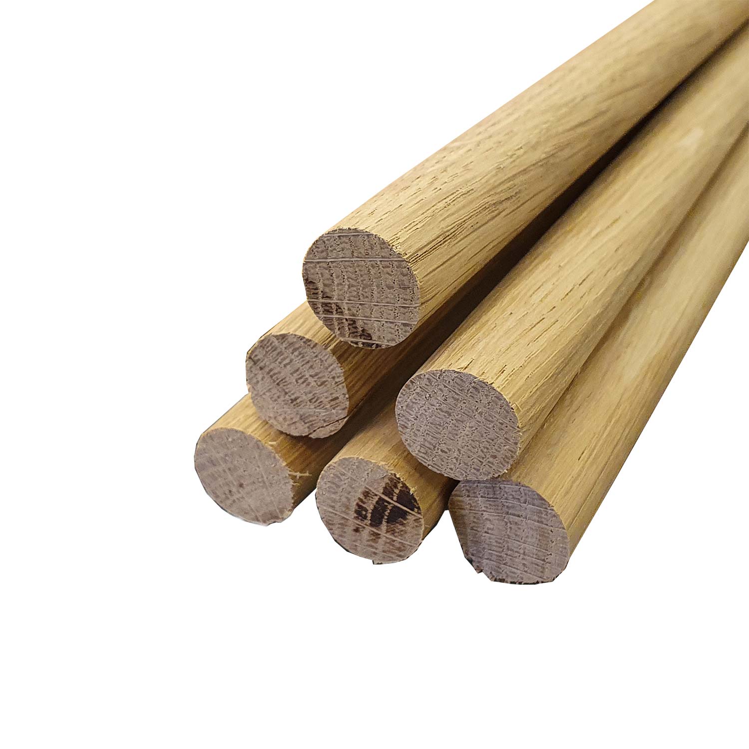 Rounded Oak Dowels