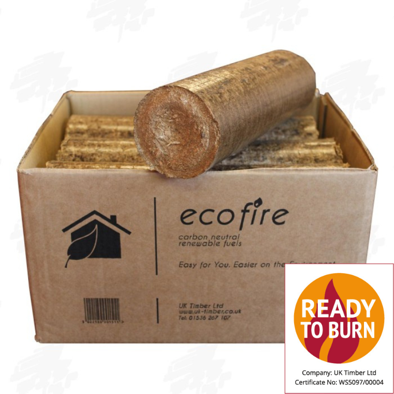 Ecofire HotRods Hardwood Briquettes